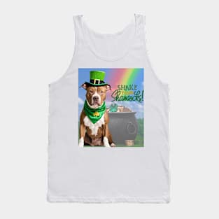 Happy St. Patrick’s Day Pittie Tank Top